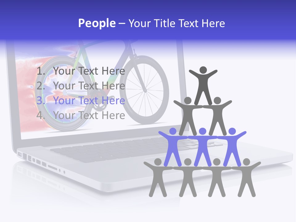 Waves Silver Notebook PowerPoint Template