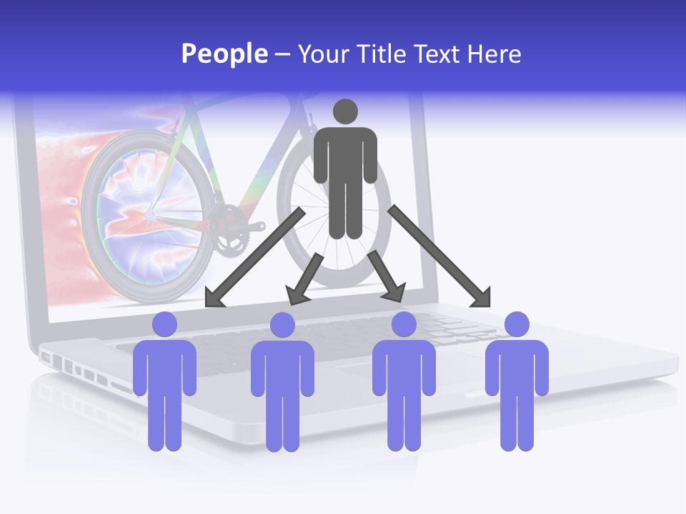 Waves Silver Notebook PowerPoint Template