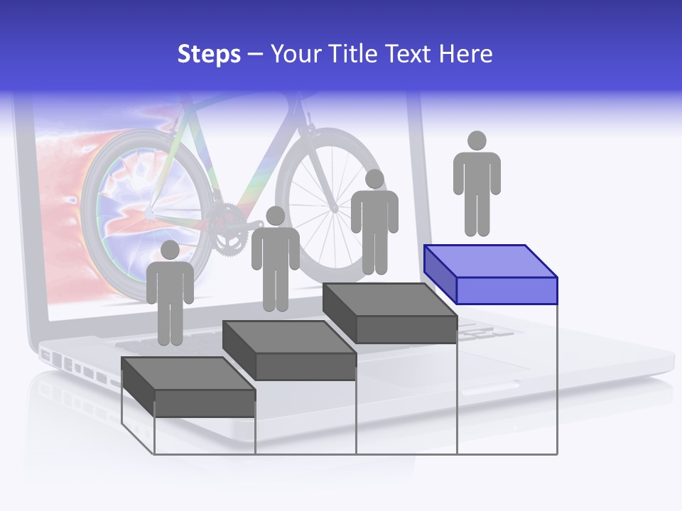 Waves Silver Notebook PowerPoint Template