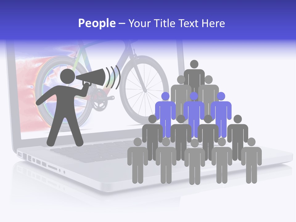 Waves Silver Notebook PowerPoint Template