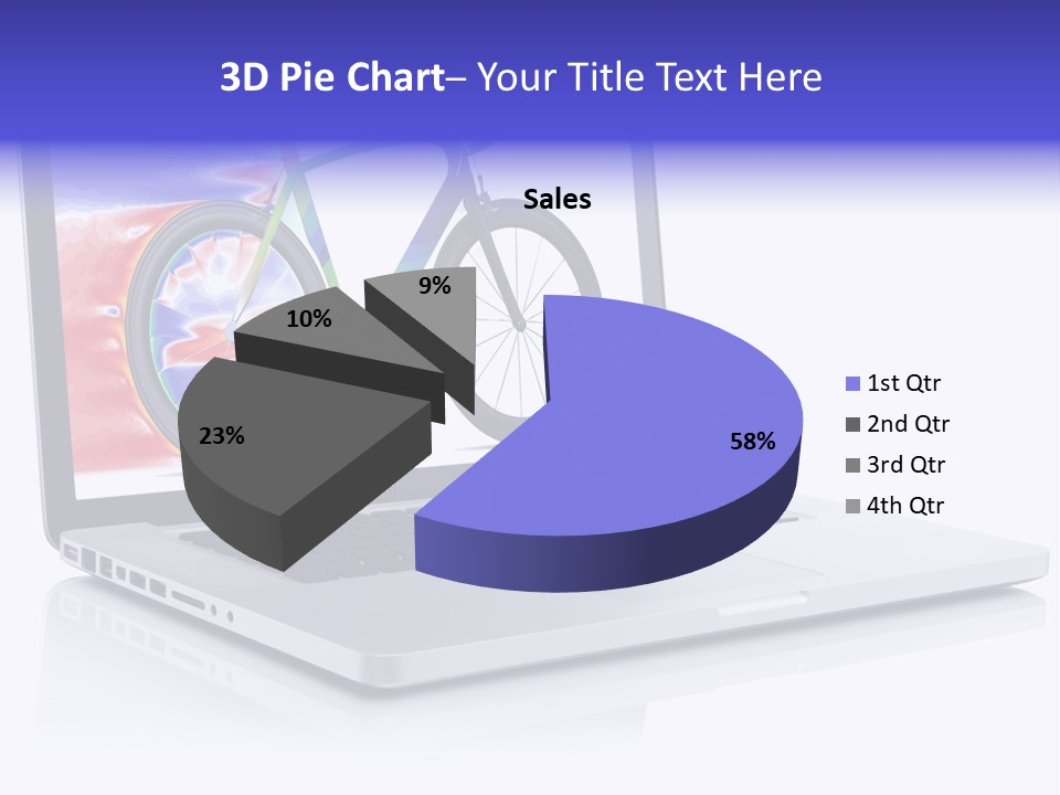 Waves Silver Notebook PowerPoint Template