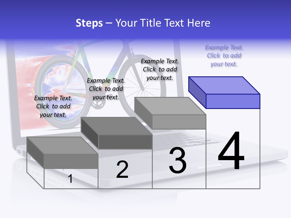 Waves Silver Notebook PowerPoint Template