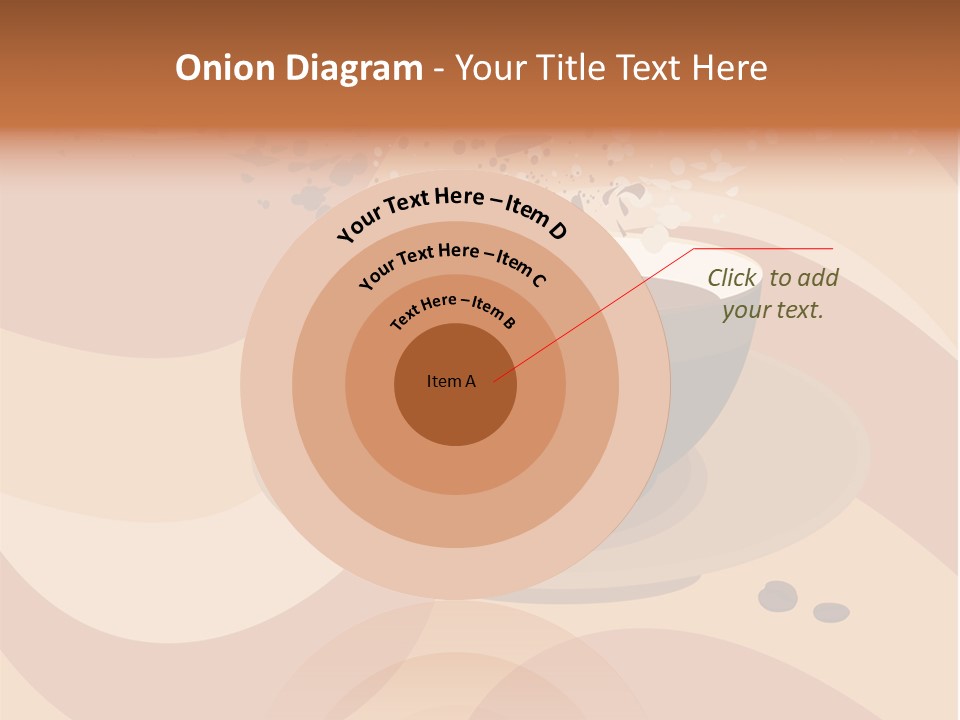 A Cup Of Coffee On A Saucer With Coffee Beans PowerPoint Template