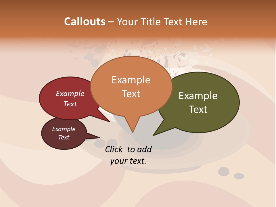 A Cup Of Coffee On A Saucer With Coffee Beans PowerPoint Template