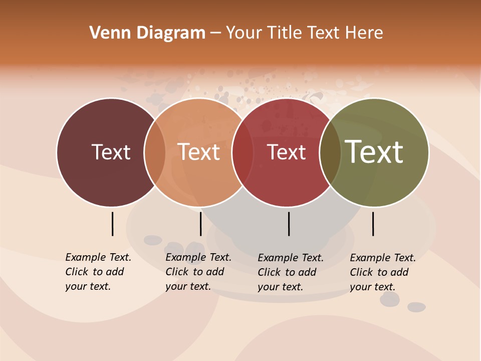 A Cup Of Coffee On A Saucer With Coffee Beans PowerPoint Template