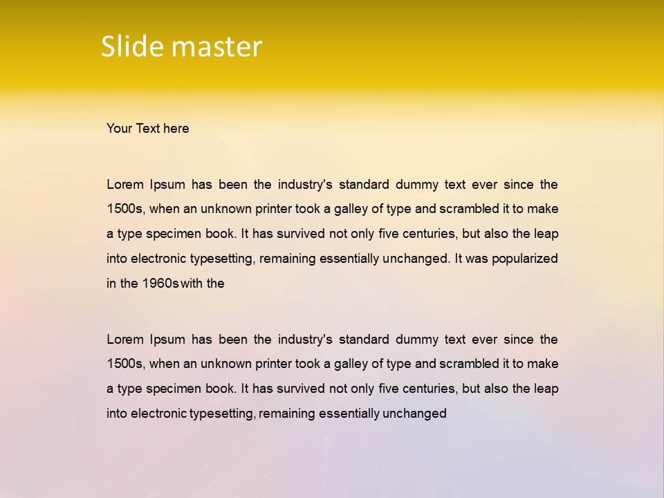 Bulletin Advice Closeup PowerPoint Template