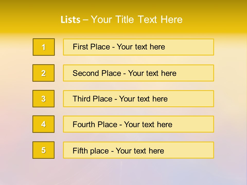Bulletin Advice Closeup PowerPoint Template