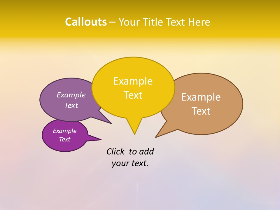 Bulletin Advice Closeup PowerPoint Template