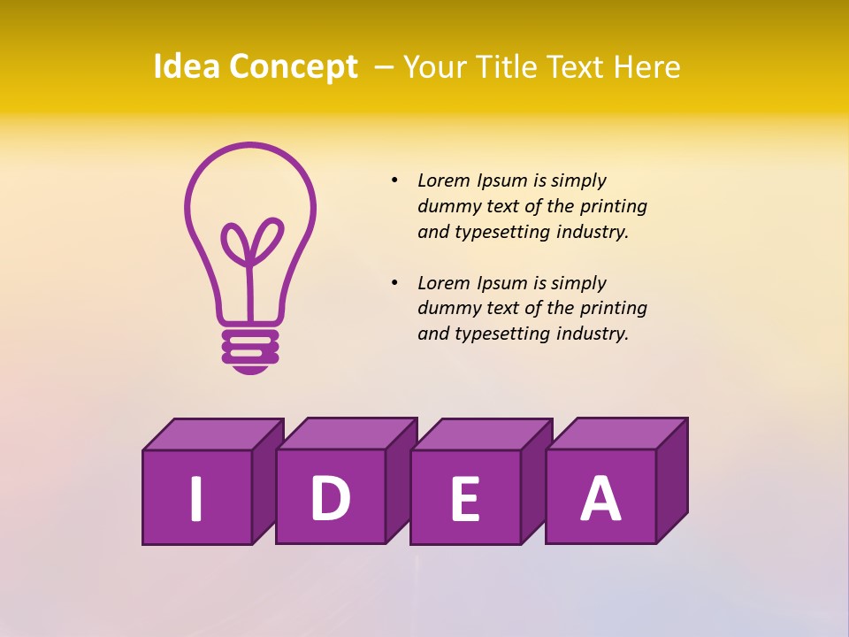 Bulletin Advice Closeup PowerPoint Template