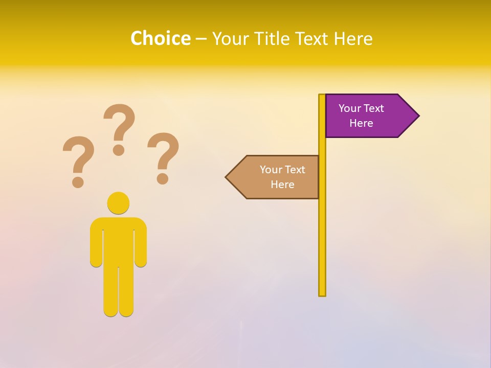 Bulletin Advice Closeup PowerPoint Template