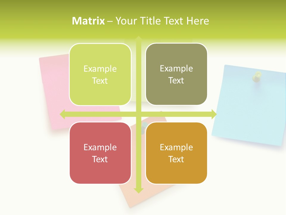 Bulletin Advice Closeup PowerPoint Template