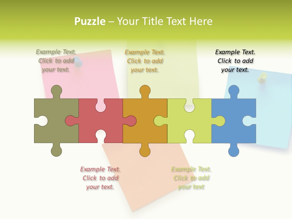 Bulletin Advice Closeup PowerPoint Template