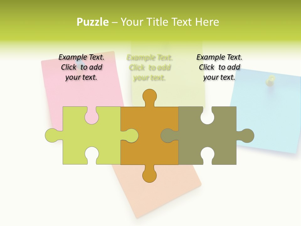 Bulletin Advice Closeup PowerPoint Template