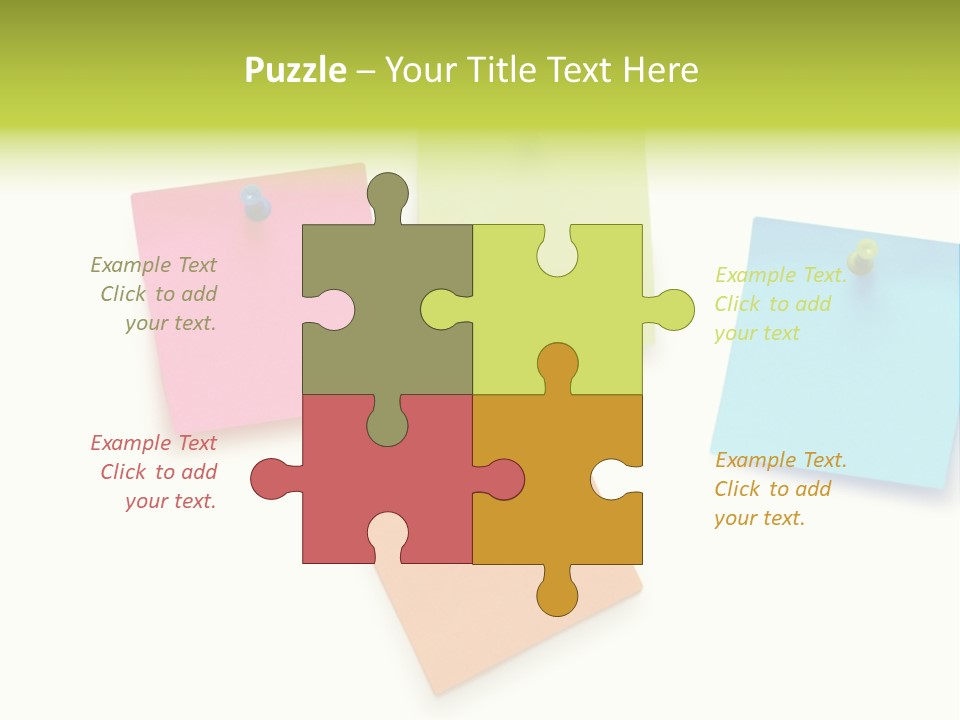 Bulletin Advice Closeup PowerPoint Template