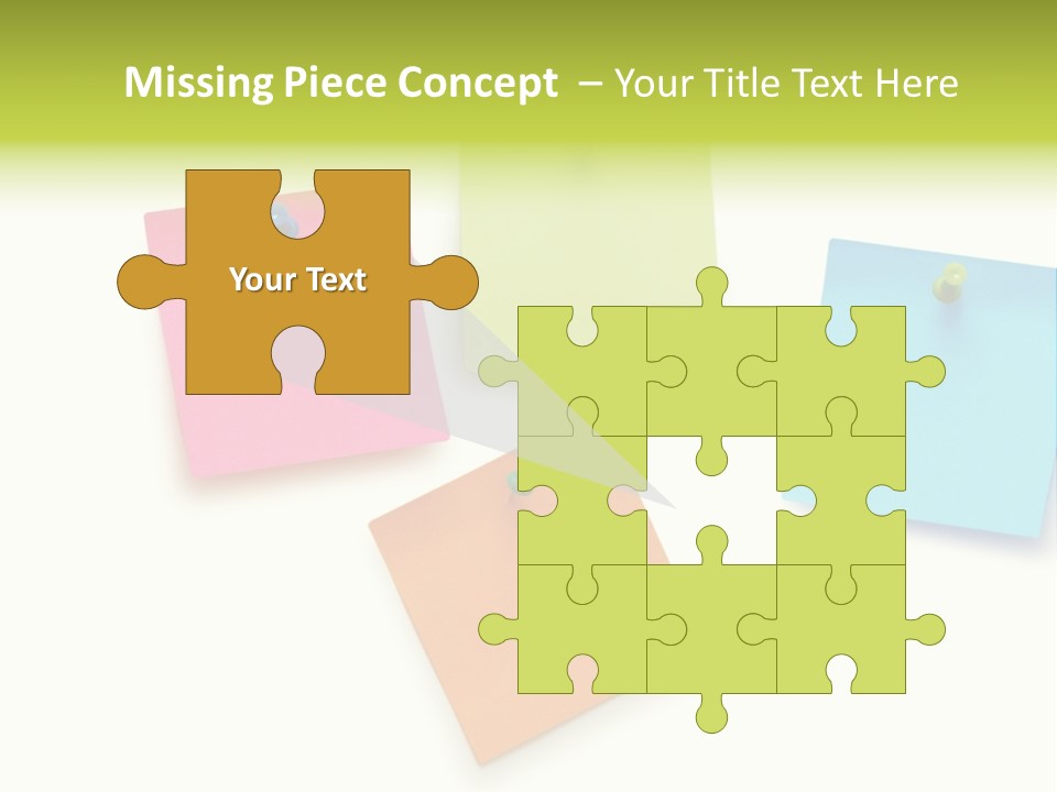 Bulletin Advice Closeup PowerPoint Template