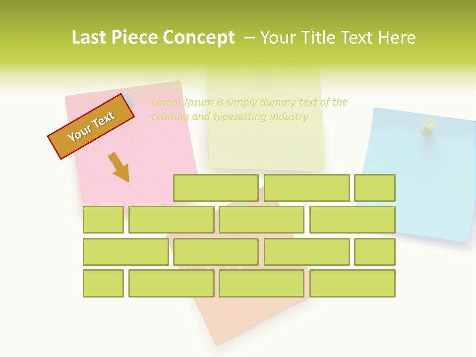 Bulletin Advice Closeup PowerPoint Template