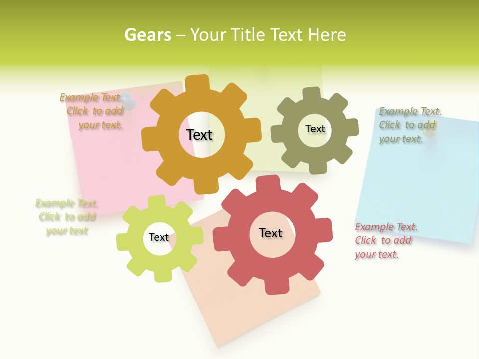 Bulletin Advice Closeup PowerPoint Template