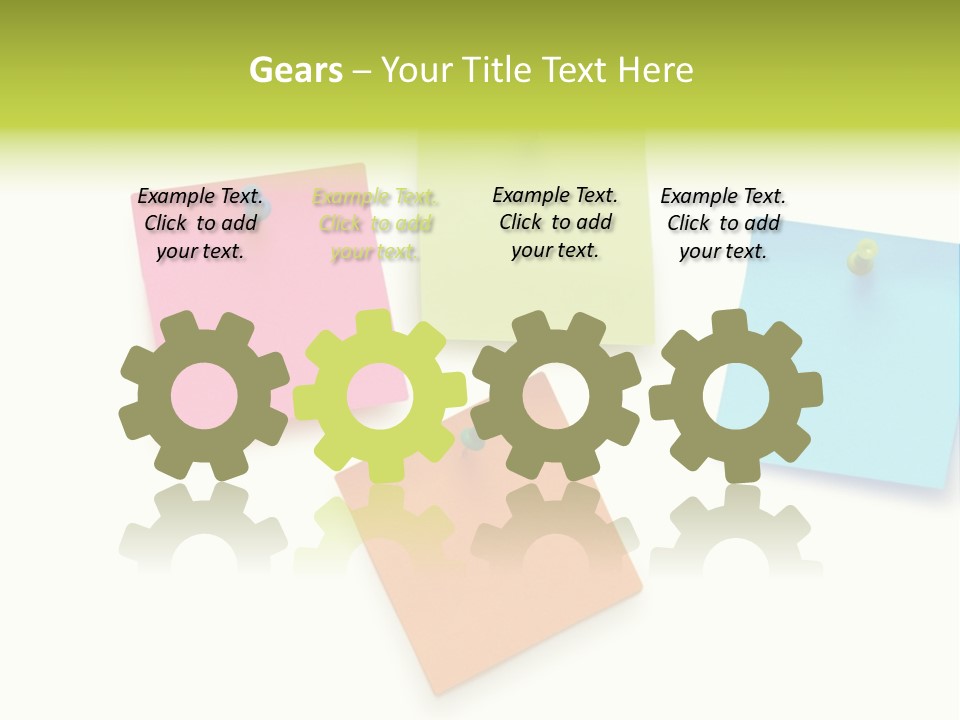 Bulletin Advice Closeup PowerPoint Template