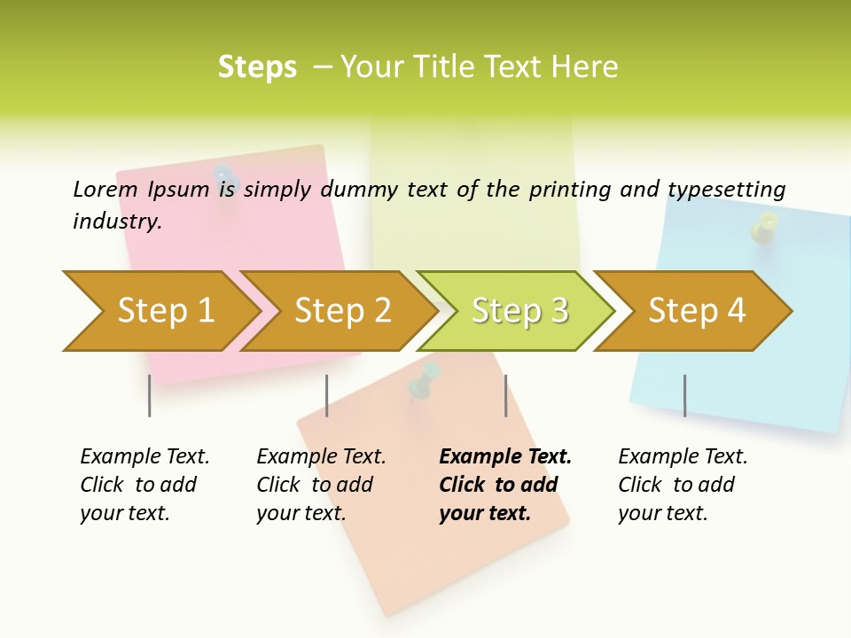 Bulletin Advice Closeup PowerPoint Template