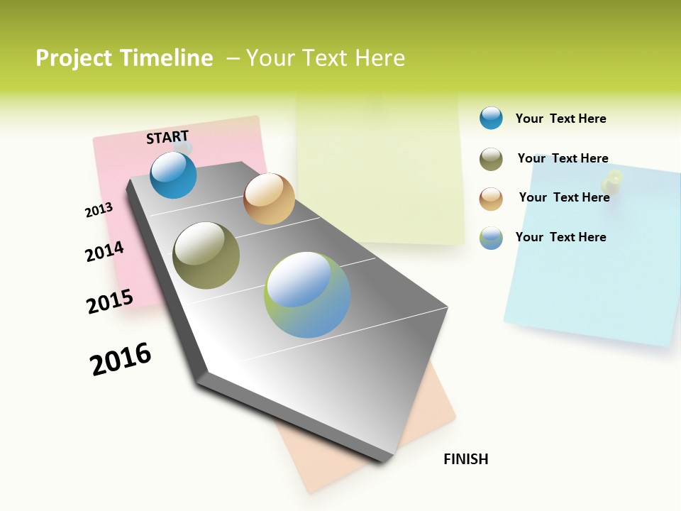 Bulletin Advice Closeup PowerPoint Template
