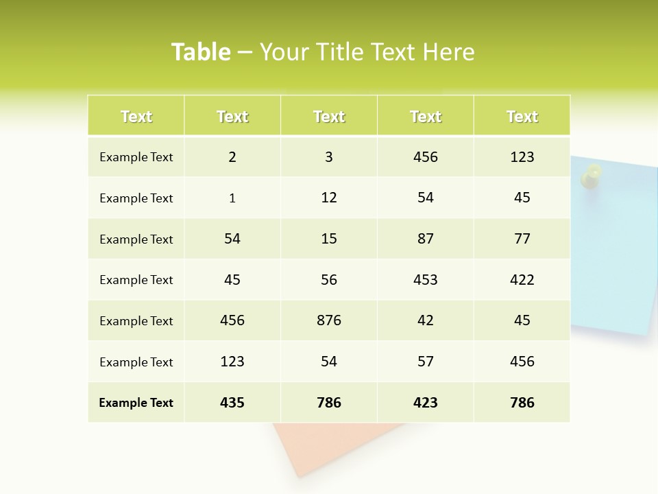 Bulletin Advice Closeup PowerPoint Template