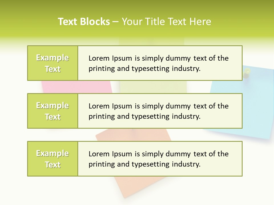 Bulletin Advice Closeup PowerPoint Template