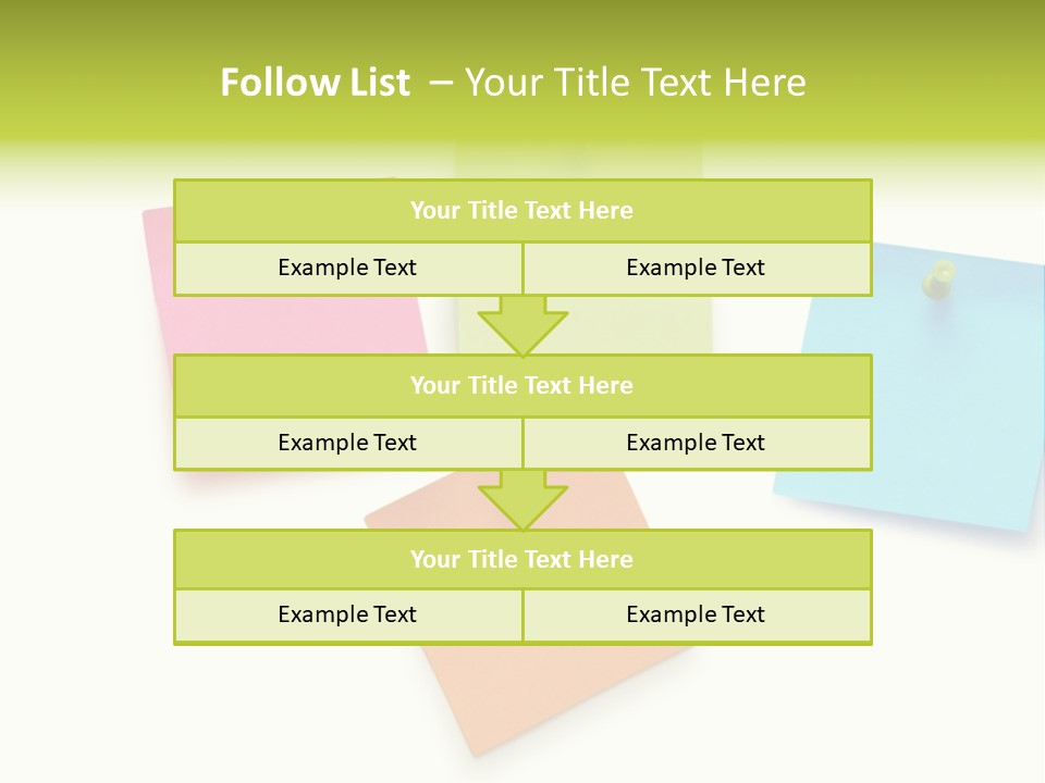 Bulletin Advice Closeup PowerPoint Template