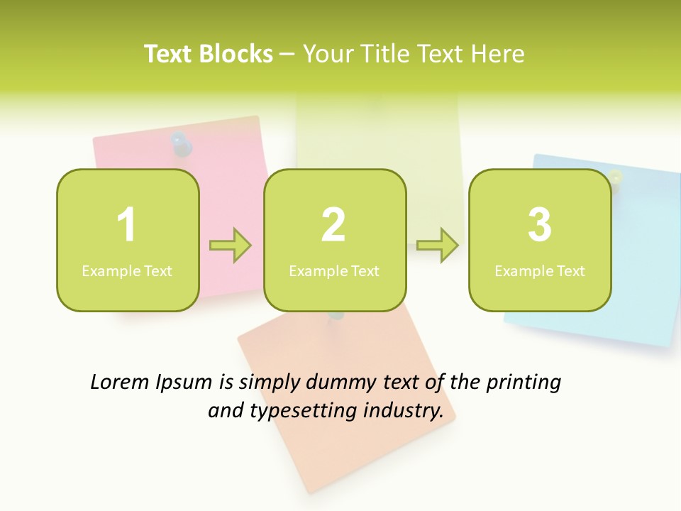 Bulletin Advice Closeup PowerPoint Template