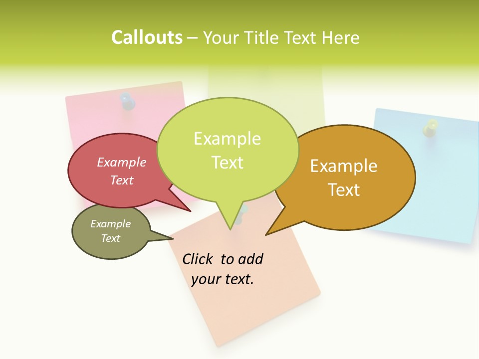 Bulletin Advice Closeup PowerPoint Template