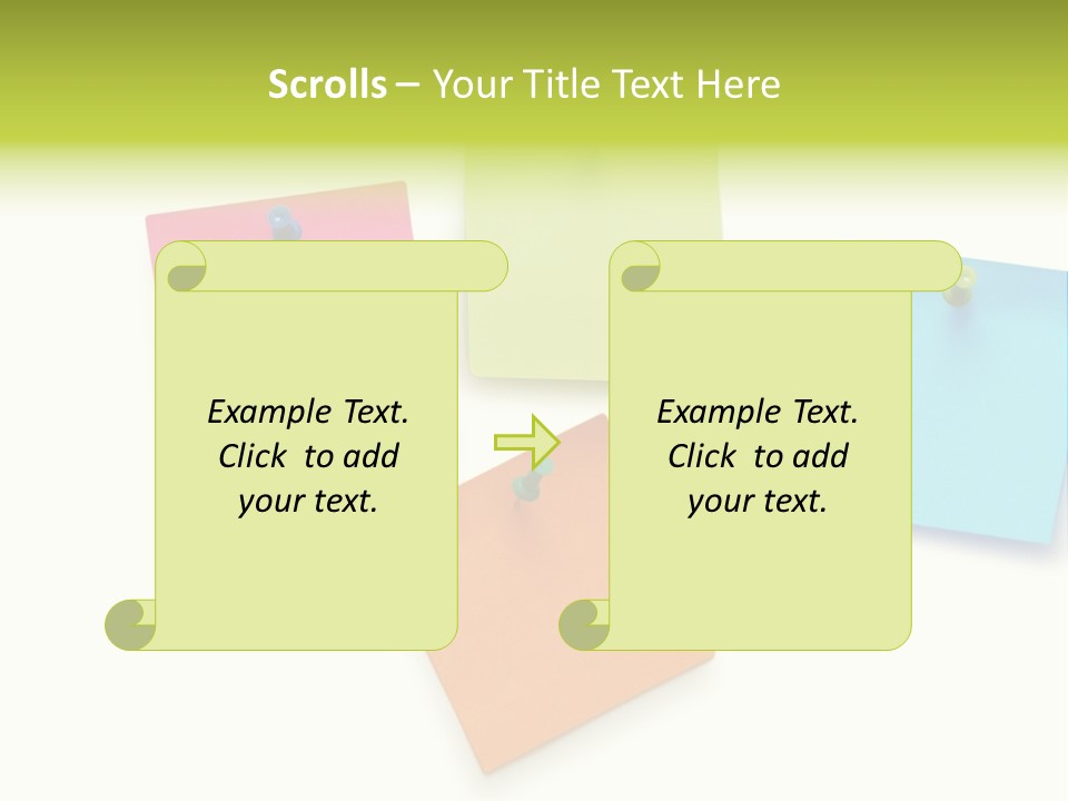 Bulletin Advice Closeup PowerPoint Template