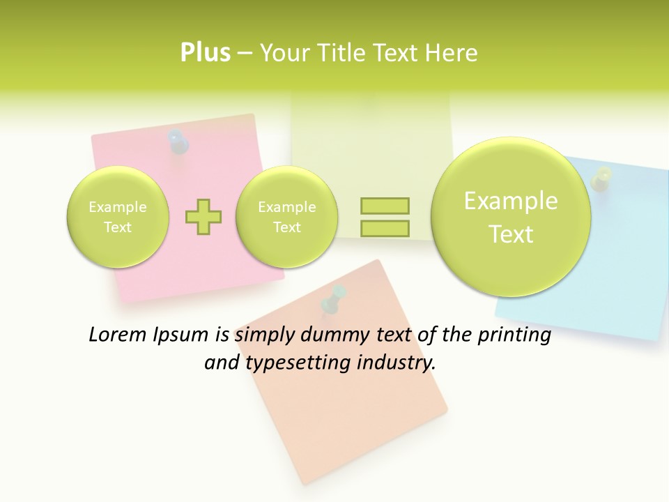 Bulletin Advice Closeup PowerPoint Template