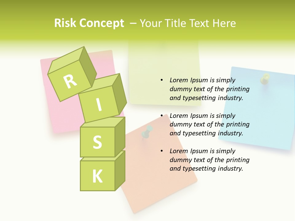 Bulletin Advice Closeup PowerPoint Template
