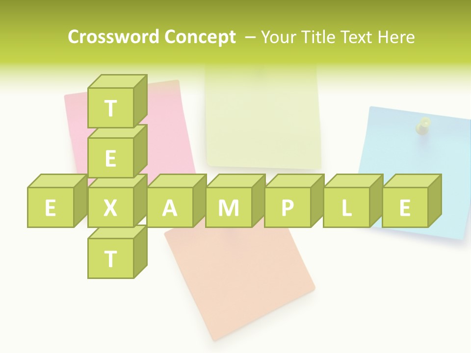 Bulletin Advice Closeup PowerPoint Template