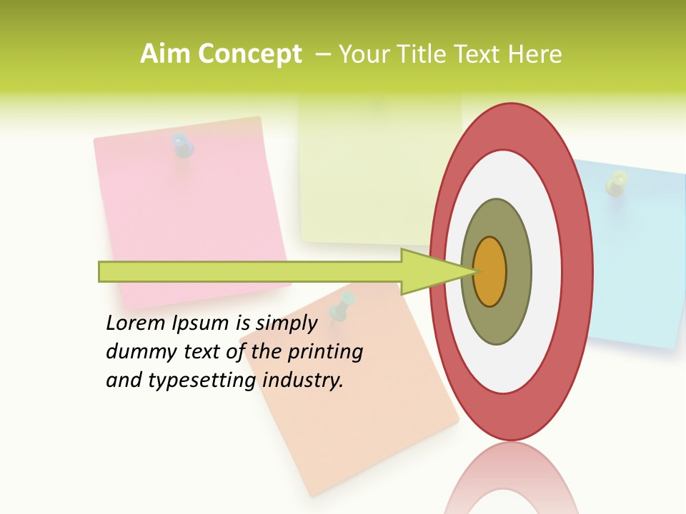 Bulletin Advice Closeup PowerPoint Template