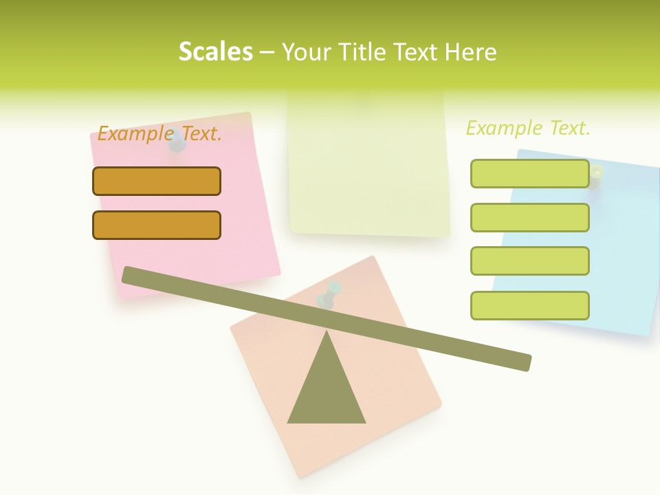 Bulletin Advice Closeup PowerPoint Template