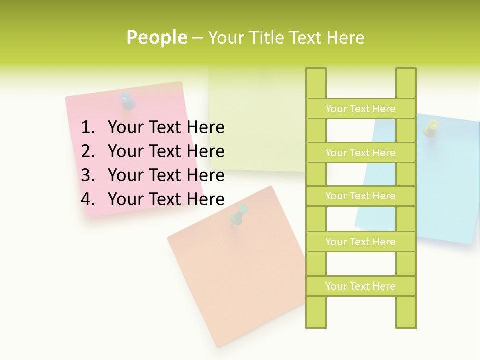 Bulletin Advice Closeup PowerPoint Template