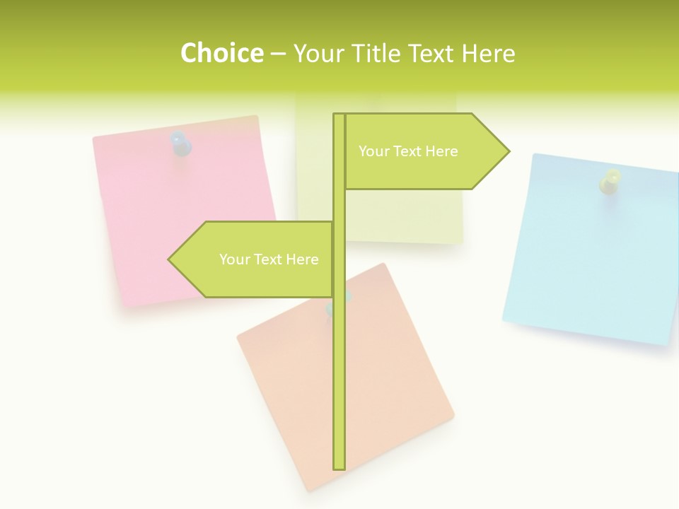 Bulletin Advice Closeup PowerPoint Template