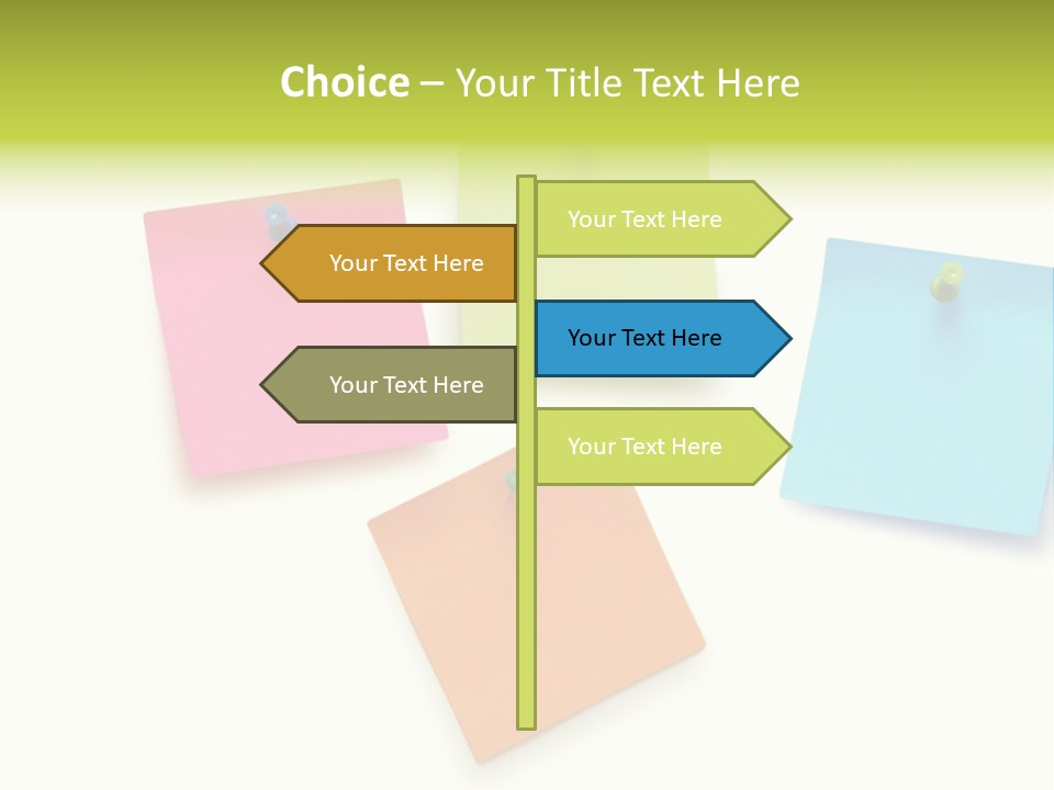 Bulletin Advice Closeup PowerPoint Template
