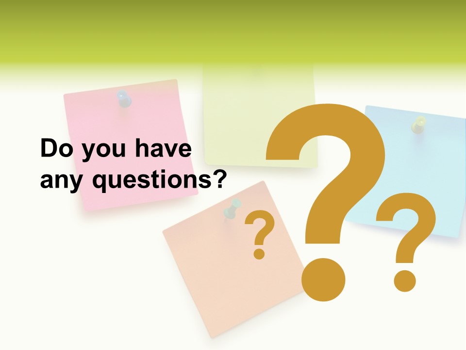 Bulletin Advice Closeup PowerPoint Template