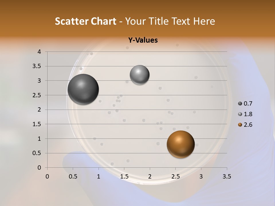 A Person In Blue Gloves Holding A Petri Dish PowerPoint Template