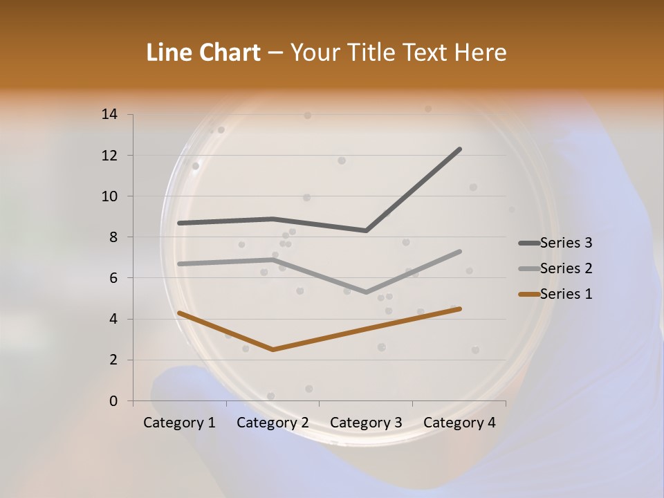 A Person In Blue Gloves Holding A Petri Dish PowerPoint Template