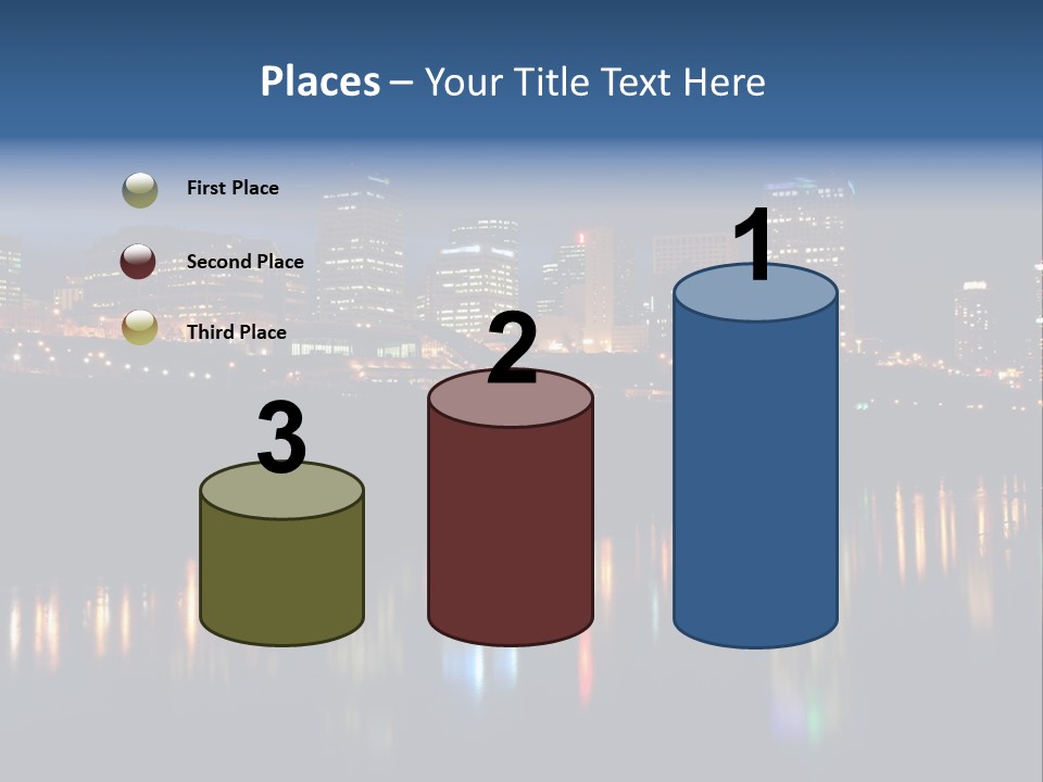 Blue Wing Machine PowerPoint Template