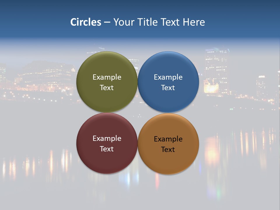 Blue Wing Machine PowerPoint Template
