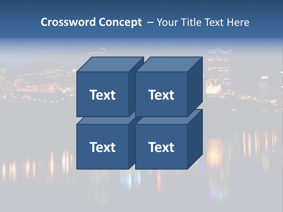 Blue Wing Machine PowerPoint Template
