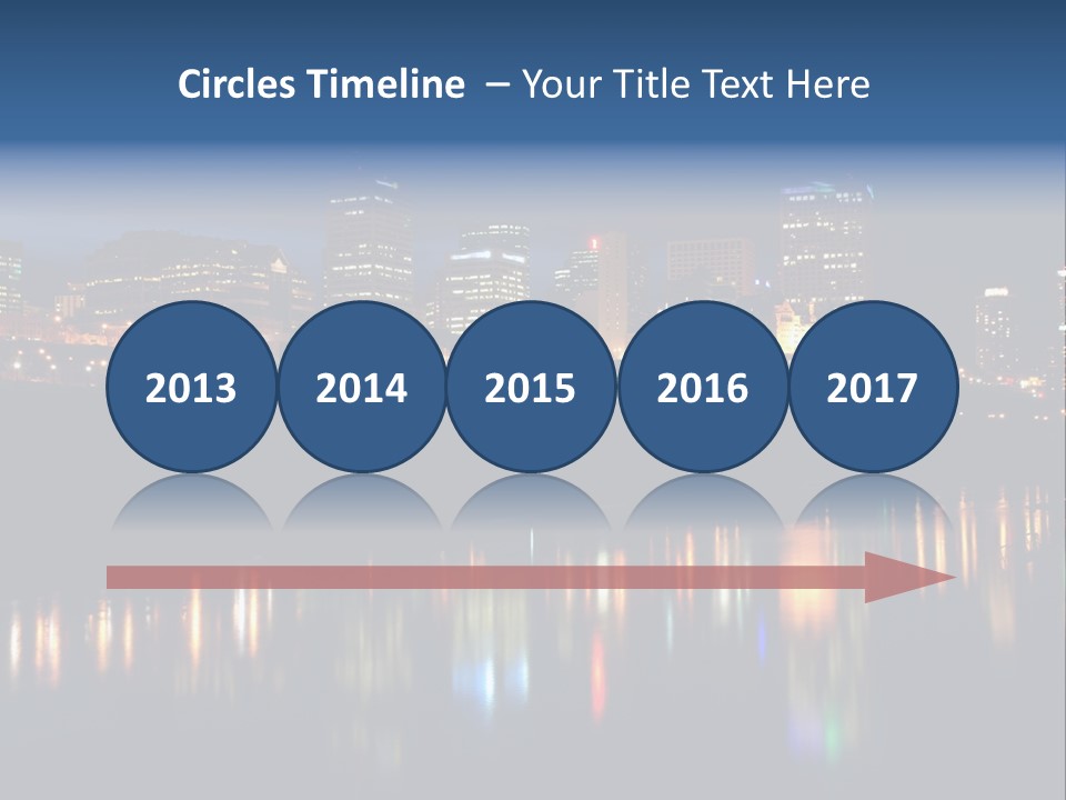 Blue Wing Machine PowerPoint Template