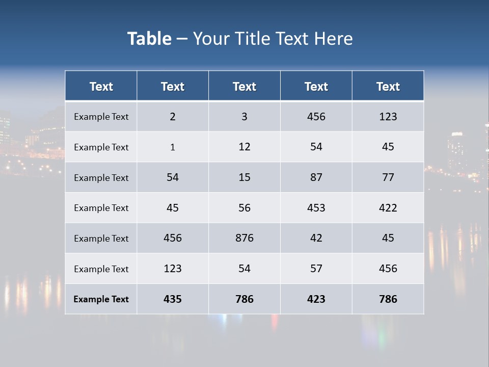 Blue Wing Machine PowerPoint Template