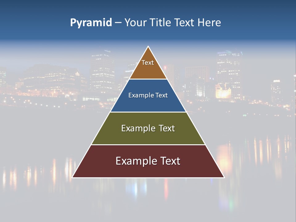 Blue Wing Machine PowerPoint Template