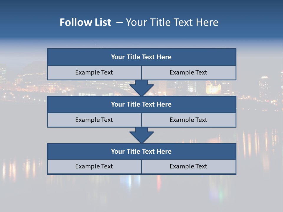 Blue Wing Machine PowerPoint Template