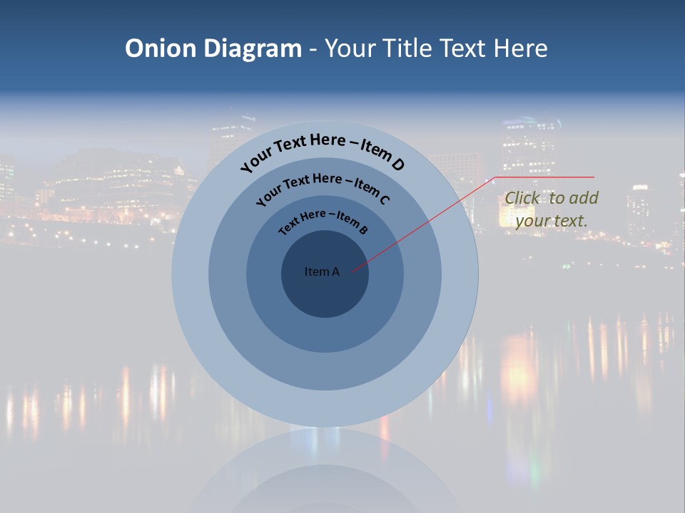 Blue Wing Machine PowerPoint Template