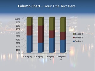 Blue Wing Machine PowerPoint Template